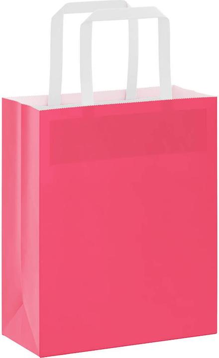 Actual product image VidaXL Kraft paper bags 50 pcs. with handle Pink 18x8x22 cm paper bag (Gift bag, 50 x)