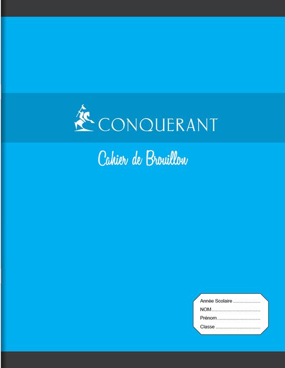 Image du produit Conquerant SEPT Cahier de brouillon, 170 x 220 mm, SeyŠs (170 x 220 mm, Quadrillé, Couverture souple)