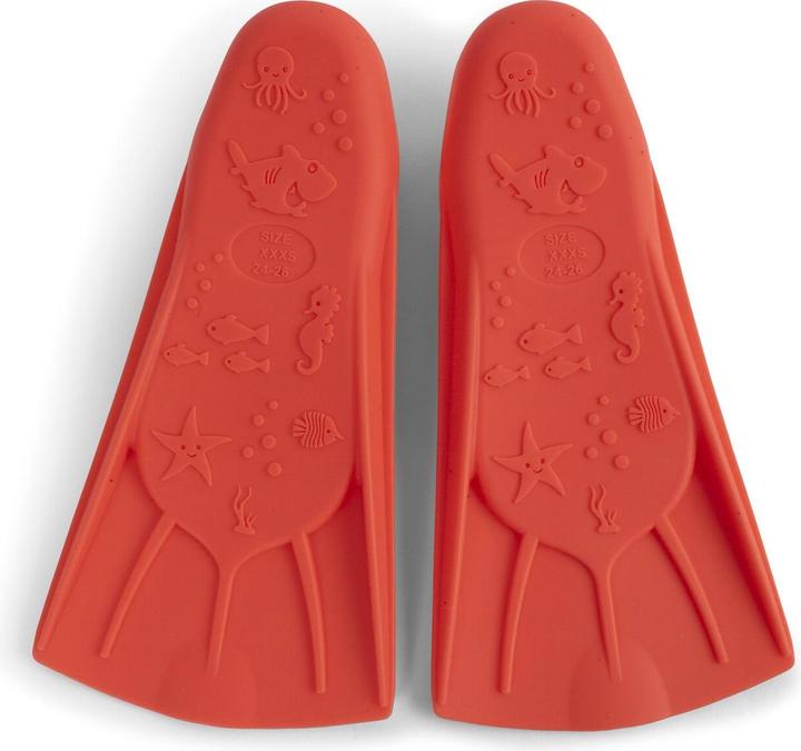 Actual product image Filibabba Swim fins size 27-29 - Warm Red