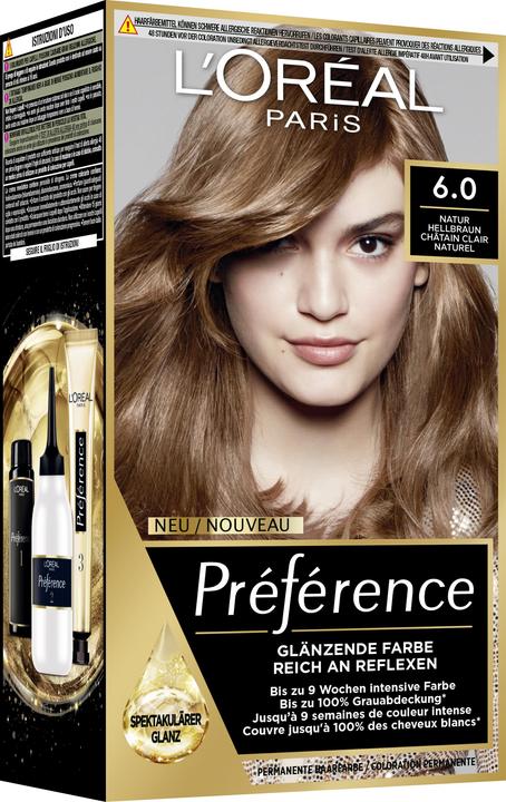 Actual product image L'Oréal Paris Preference Core (Châtain clair naturel, 6 Natural light brown)