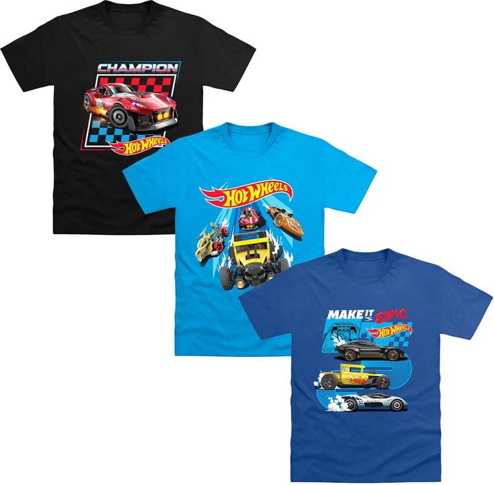 Hot Wheels Make It Epic Champion TShirt (3erPack)