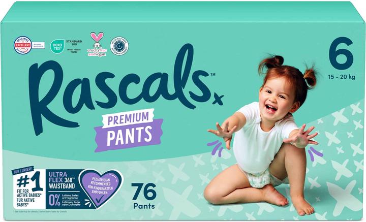 Produktbild Rascals Premium Pants (Gr. 6, Monatsbox, 76 Stück)