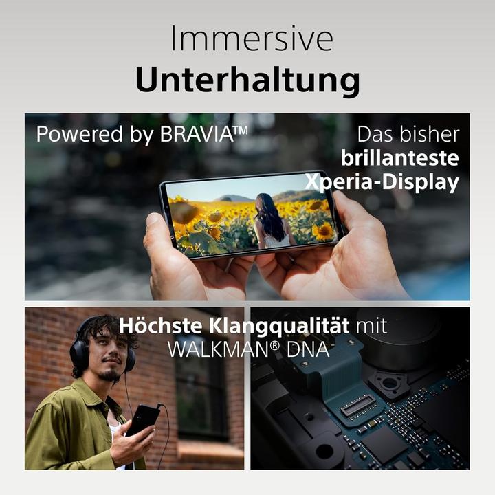 Image du produit Sony Xperia 1 VII (256 Go, Vert mousse, 6.50", Double SIM, 5G)