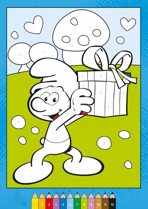 Actual product image Ravensburger The Smurfs: Painting by numbers from 5