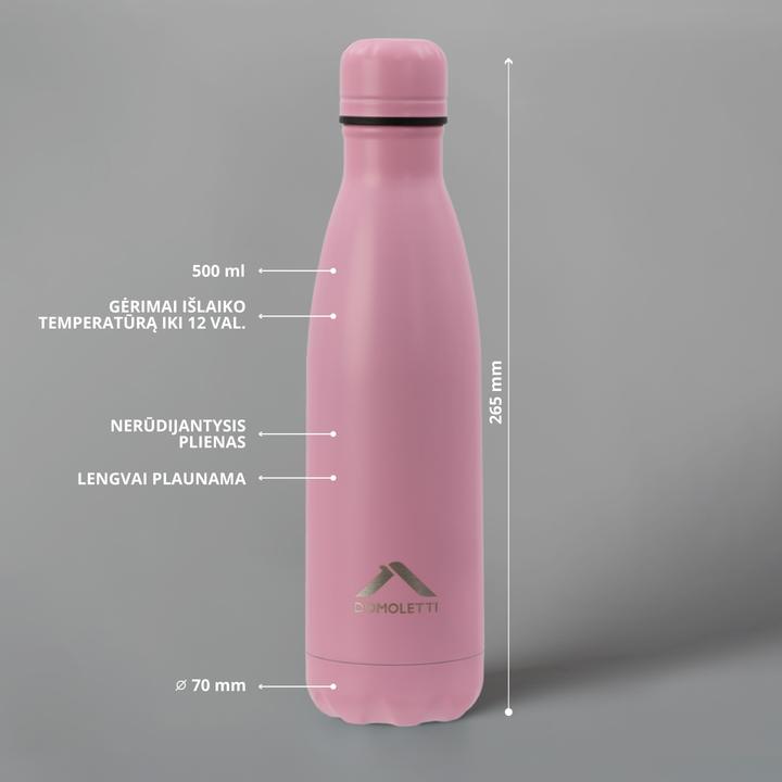 Actual product image Domoletti WATER BOTTLE RH503-500 PINK (0.50 l)