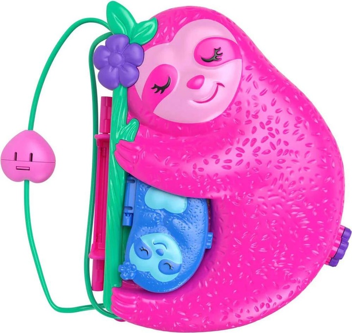 Actual product image Polly Pocket Sloth Family 2-in-1 Purse Compact