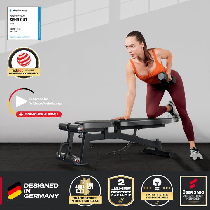 Actual product image Sportstech BRT700 Hantelbank