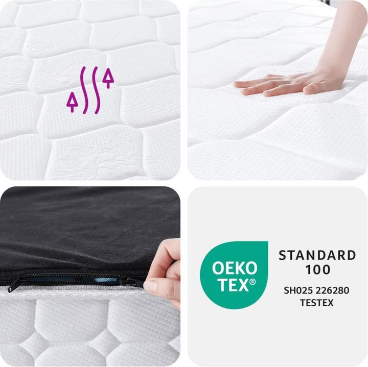 Produktbild vidaXL Taschenfederkern-Matratze (Federkern, 140 x 190 cm)