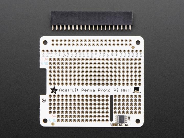 Actual product image Adafruit Perma-Proto HAT for Pi Kit with EEPROM (Various)