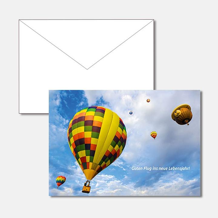 Produktbild Geburtstagskarte - Heissluftballon (1 Stk.)