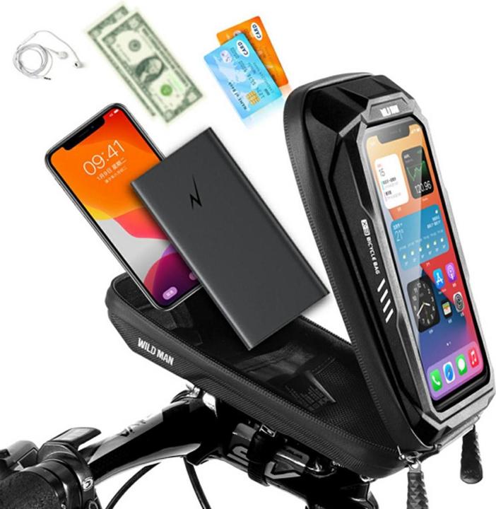 Actual product image Wildman Case/bicycle mount X3 case for handlebar black