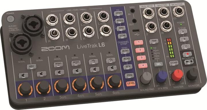 Produktbild Zoom LiveTrak L-6 (Studio- und Livemixer)