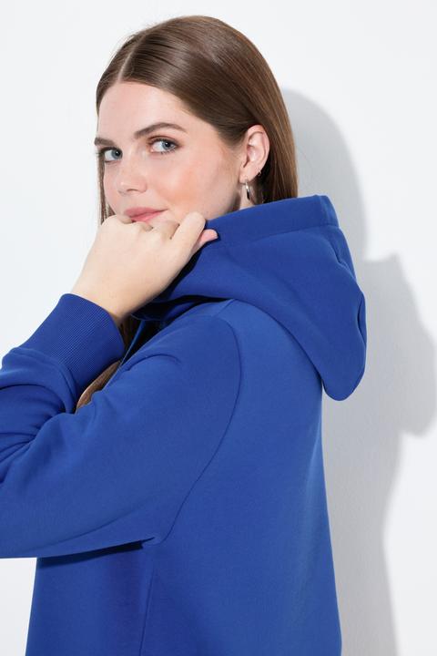 Produktbild Ulla Popken Hoodie, Rippbündchen, Kapuze, Langarm (60)