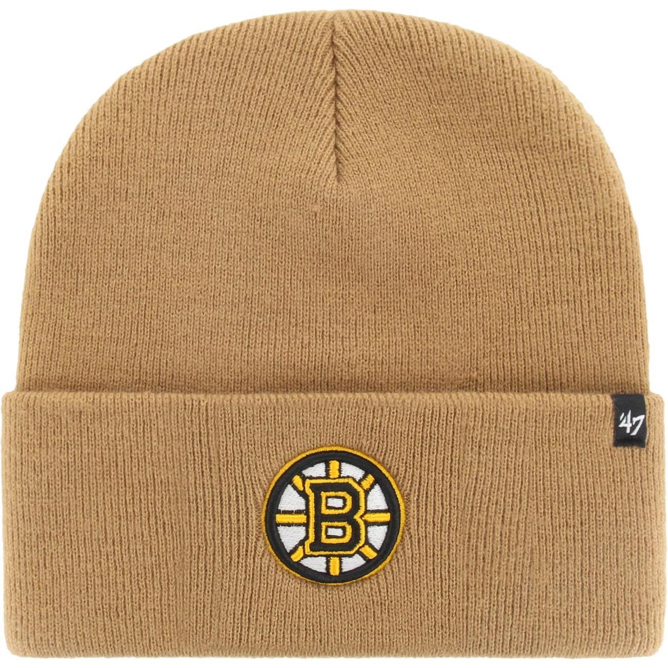 47 Brand, Herren, Mütze, Beanie Haymaker Boston Bruins, Beige