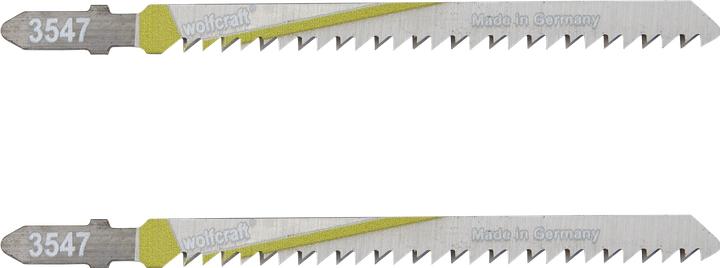 Produktbild wolfcraft 2 Stichsägeblätter HCS L=115mm T-Schaft