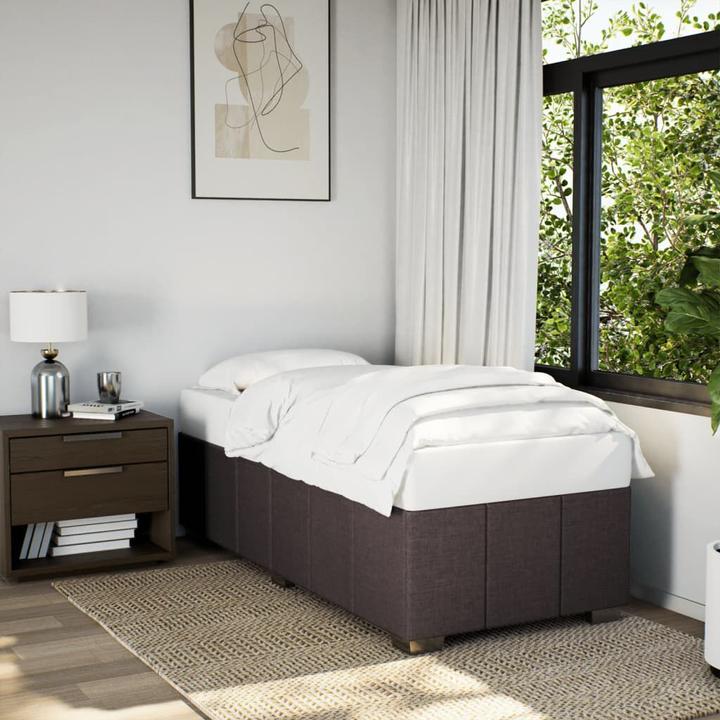 Actual product image vidaXL Fabric bed frame (90 x 190 cm)