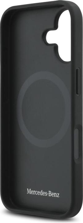 Image du produit Mercedes Leather Laurel Leaves MagSafe Case for iPhone 17 Black (Apple iPhone 17)