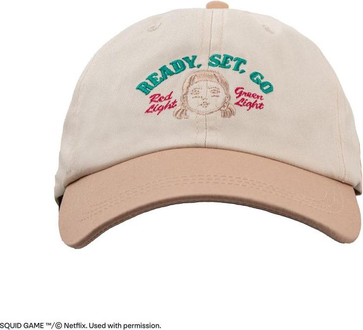 Actual product image Cinereplicas Squid Game Baseball Cap Red light, green light