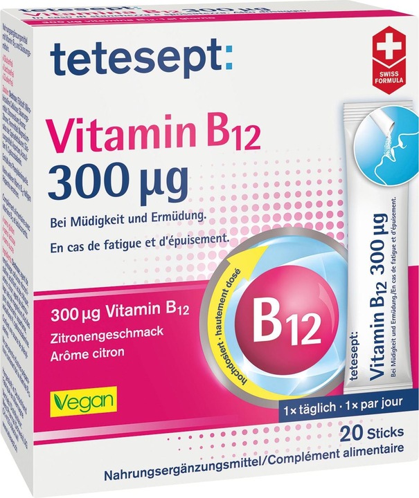 Image du produit Tetesept Vitamine B12 (20 pièce(s), Poudre, 70 g)