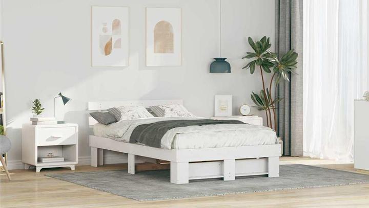 Produktbild vidaXL Modernes Bett (120 x 200 cm)