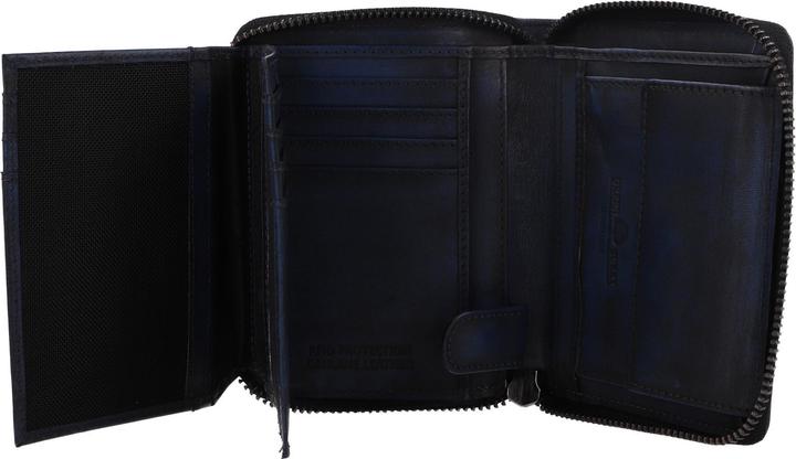 Produktbild Greenburry Destressed Geldbörse RFID Schutz Leder 13 cm