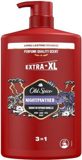 Old Spice Nightpanther Shower Gel For Men - Body, Hair, And Face Wash (400 ml)