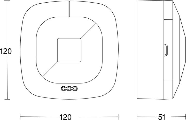 Produktbild Steinel Präsenzmelder HF 360 COM 1 AP (6 m)