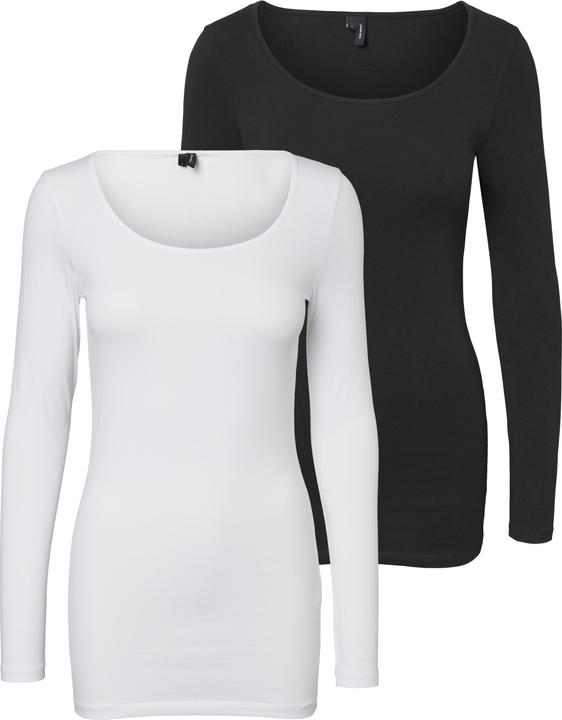 Produktbild Vero Moda 2er-Pack Langarmbluse (L)
