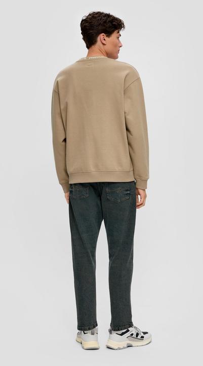 Actual product image s.Oliver Sweatshirt Sweatshirt mit Jacquard-Blende (M)