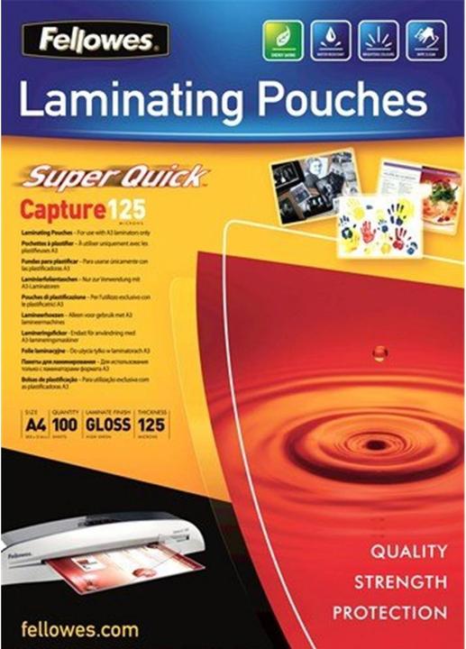 Produktbild Fellowes SuperQuick (A4, 100 Stück, 125 µm)