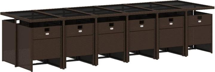 Produktbild vidaXL Garten Essgruppe (330 x 106 x 73 cm)