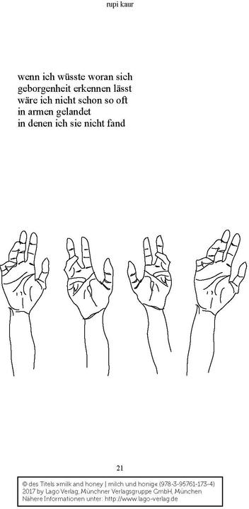 Immagine prodotto milk and honey - milch und honig (Tedesco, Rupi Kaur, 2017)