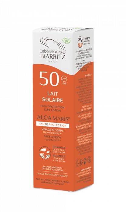 Image du produit Laboratoires de Biarritz Lait solaire (Lait solaire, SPF 50, 100 ml, 168 g)