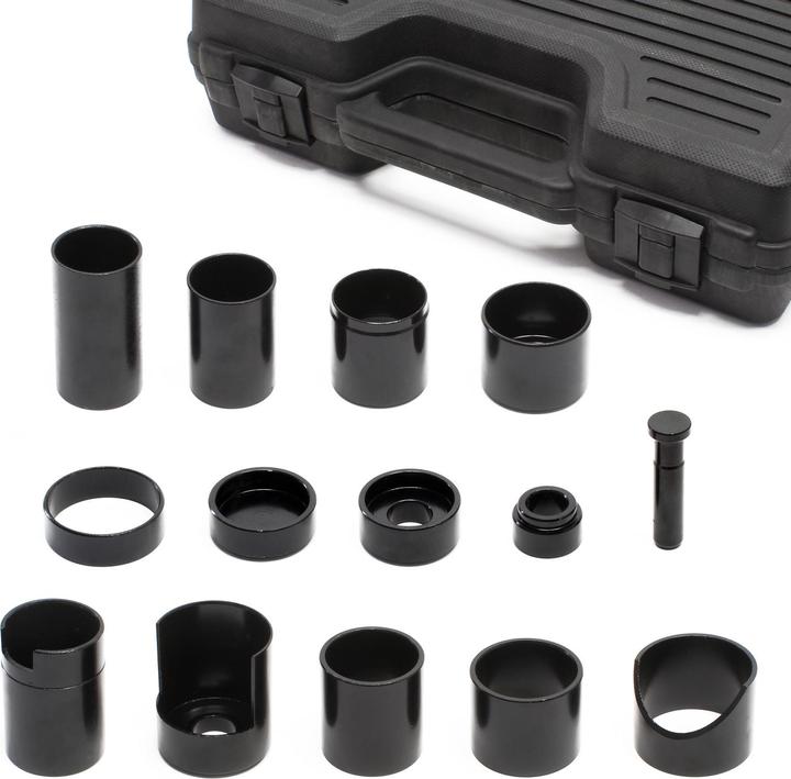Actual product image Wiltec Ball Joint Adapter Kit 14PCs Workshop Press Bearing