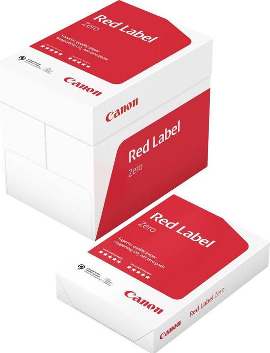 Canon Red Label Zero 97006200 Universal Druckerpapier Kopierpapier DIN A4 80 g/ (A4, 2500 feuilles, 80 g/m²)