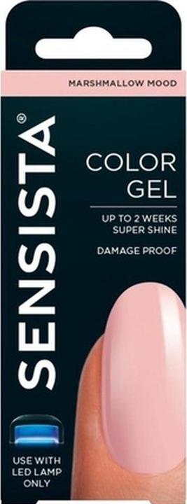 Immagine prodotto Sensista Color Gel Marshmallow Mood - Rosa/Nudo (Nude, Pink, Smalto per unghie effetto gel)