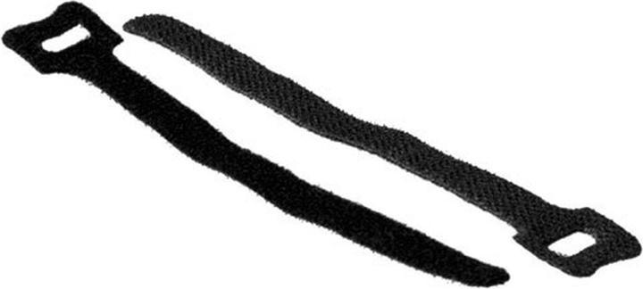 Actual product image ACT Hook & Loop cable tie 16/240 mm STICK TAPE 16/240MM BLACK (Velcro cable ties, 240 mm, 20 pcs.)