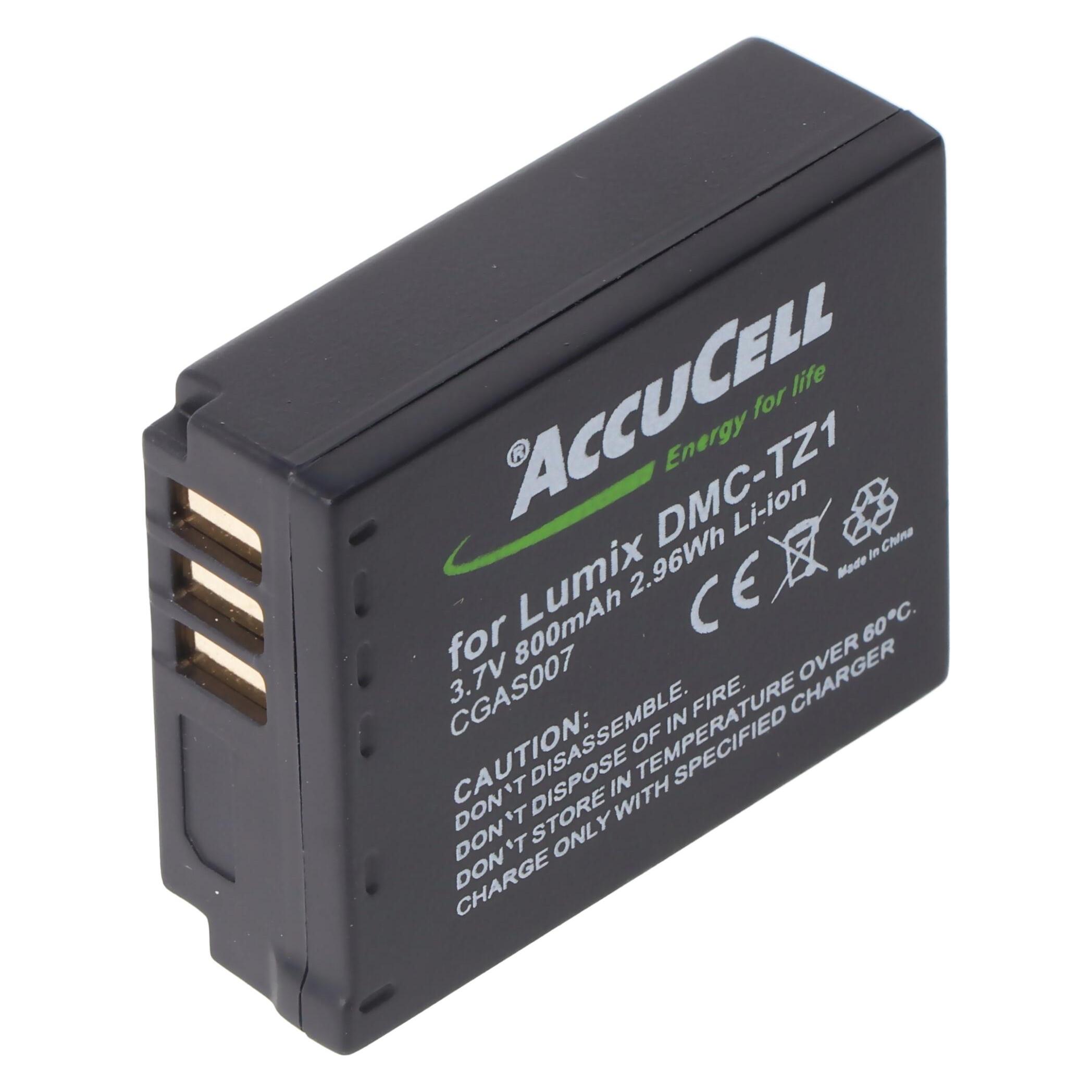 Kit Batteria + Caricabatteria Per Panasonic CGA-S008 / BCE10E