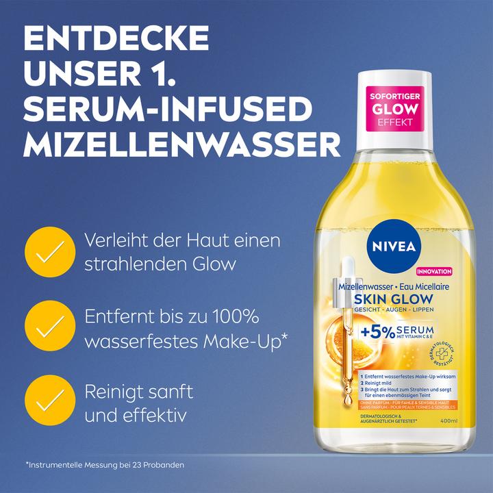 Image du produit NIVEA Skin Glow Serum Mizellenwasser DUO (Eau micellaire, 800 ml)
