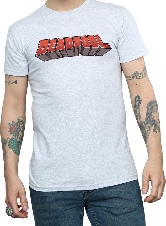 Image du produit - T-shirt DEADPOOL TEXT LOGO - Homme (S)