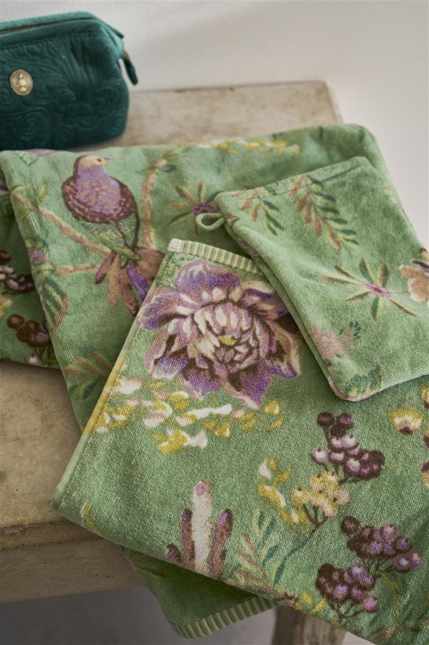 Produktbild PIP Studio Secret Garden Waschhandschuh green 16x22cm (1 Stück)