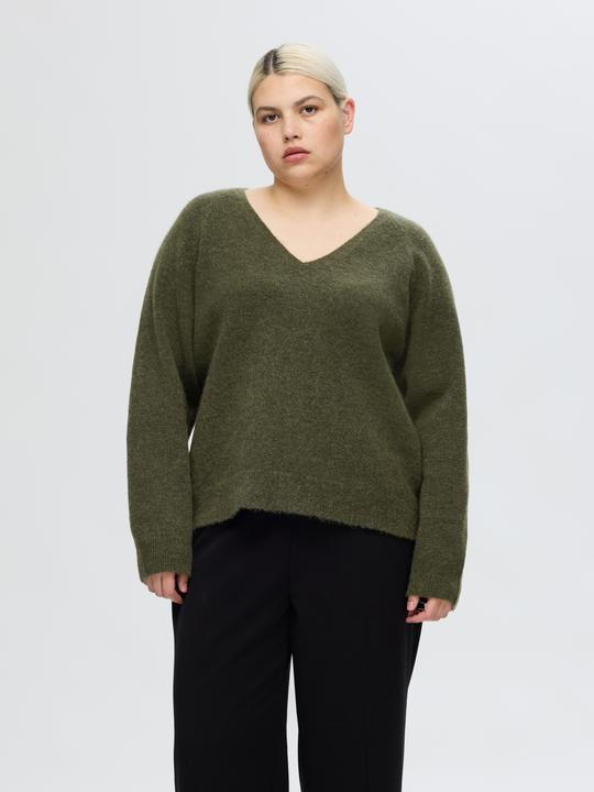 Produktbild Selected Femme V-Ausschnitt Strickpullover (XL)