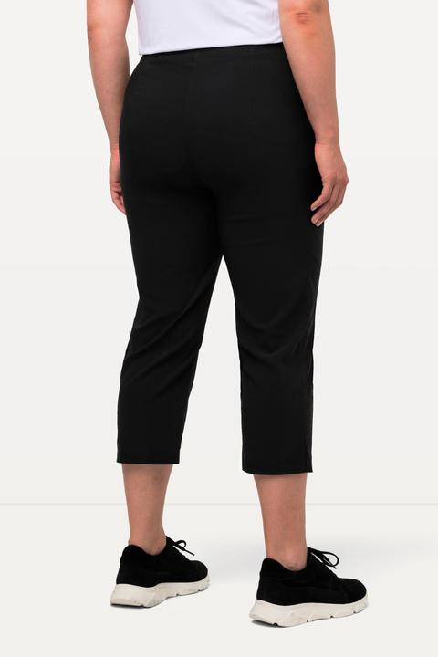 Immagine prodotto Ulla Popken Pantaloni di bengalina elasticizzata, lunghi fino al polpaccio, con cintura elastica (56)