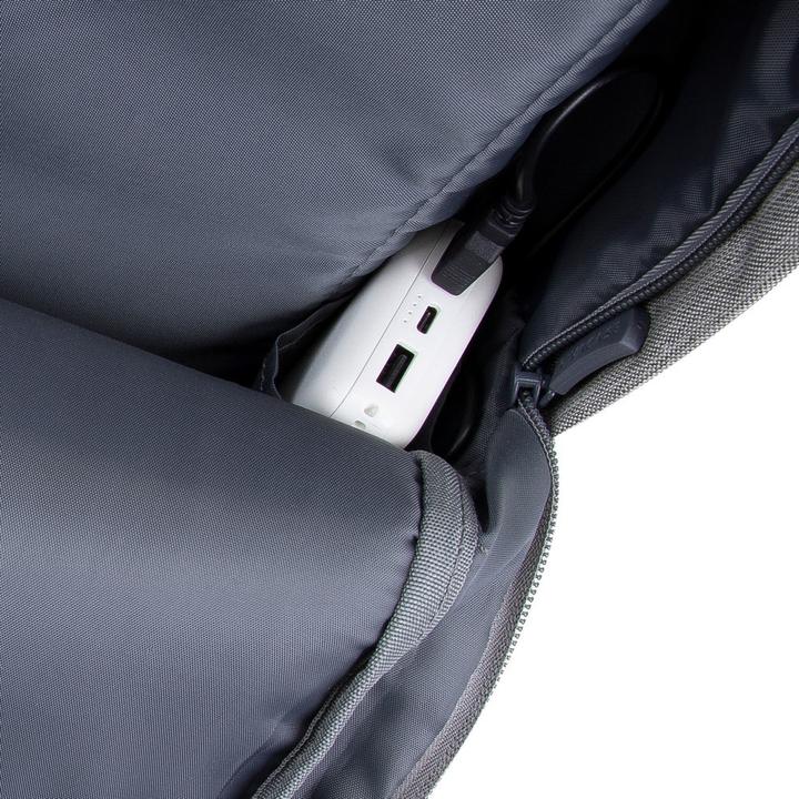 Produktbild Rivacase 7562 grey/dark blue anti-theft Laptop backpack 15.6 (15.60", Universal)