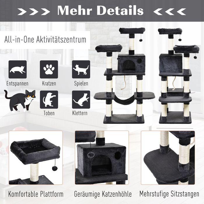 Produktbild Jamb Katzenbaum (144 cm, Dunkelgrau)