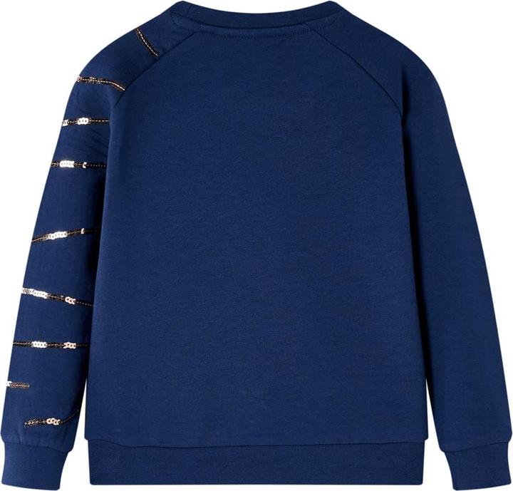 Produktbild VidaXL Kinder-Sweatshirt Marineblau 140,Material: 95 % Baumwolle. 5 (140)