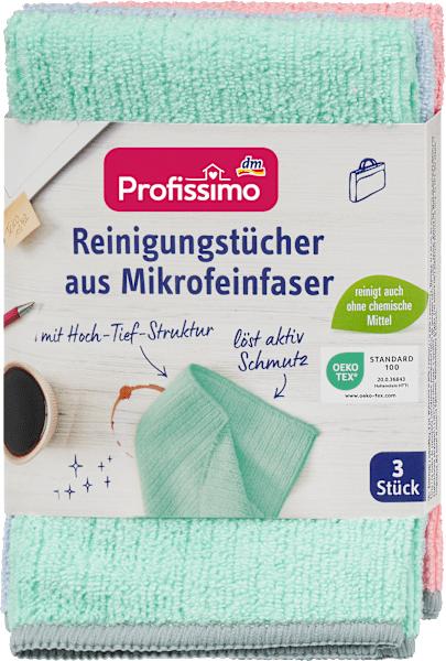 Actual product image dm Profissimo Microfine fiber cleaning wipes (3 pcs.)