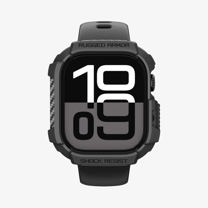Actual product image Spigen Rugged Armor 2 Apple Watch 10/11 (46mm) Case Matte Black