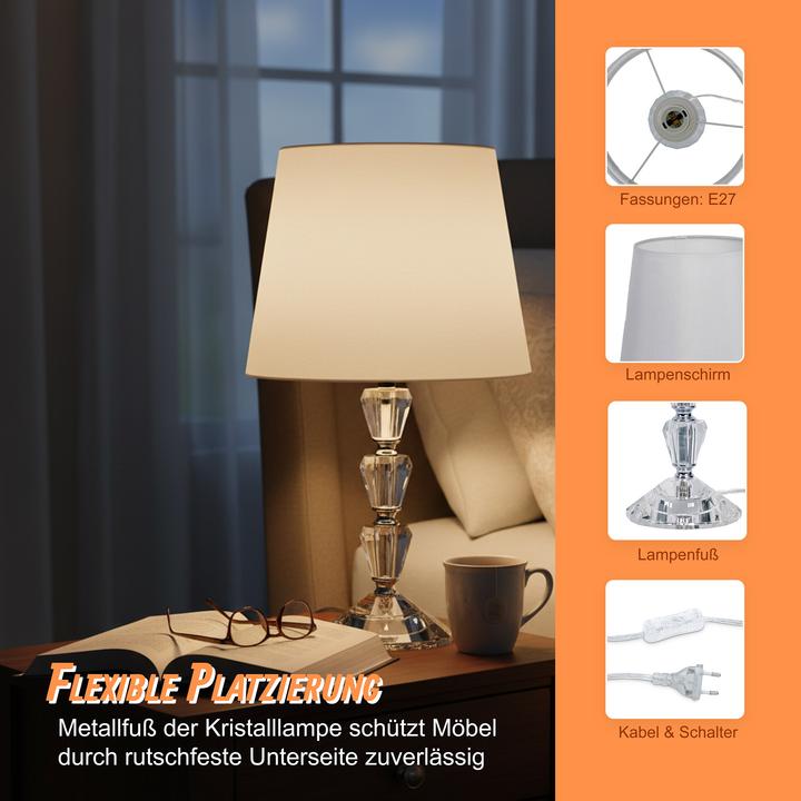 Produktbild Relaxdays Tischlampe (E27)