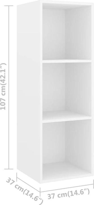 Actual product image vidaXL TV-Schrank (37 x 37 x 107 cm)